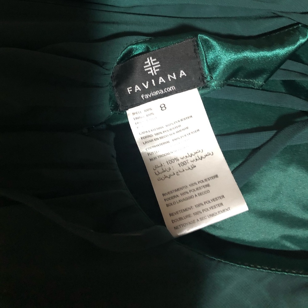 Faviana Formal Prom Dress Size 8 - Picture 5 of 8